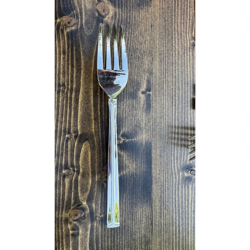 Mikasa PARALLELS Dinner Forks Set Of 4 Korea Stainless Flatware Replacement